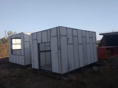 高鐵站鋼結構值班崗亭施工案_輕質隔墻板生產線設備_輕質隔墻板設備-湖北博悅佳實業有限公司
